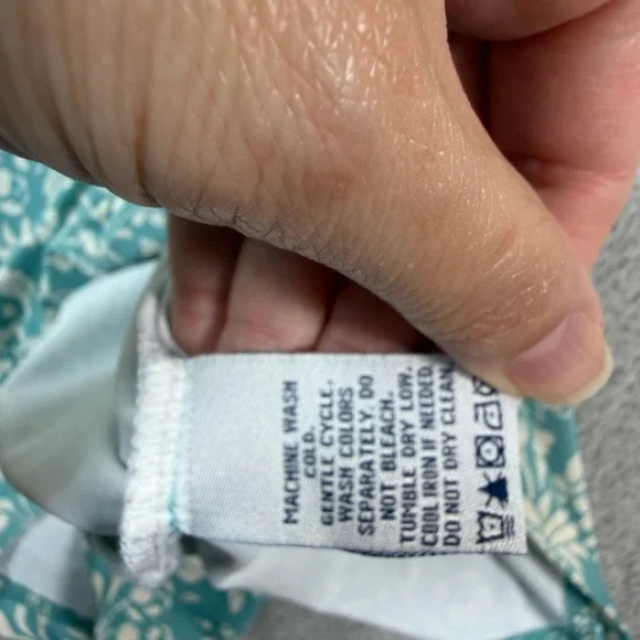 Reyn Spooner Performance Polo Shirt Mens Medium Blue Floral Pineapple Limited - Picture 5 of 8